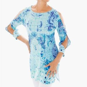 Zenergy by Chico's | Mindy Tunic Blue 3 (XL)